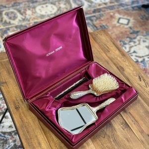 Gorham Sterling silver 3 piece vanity set in original box NOT monogrammed